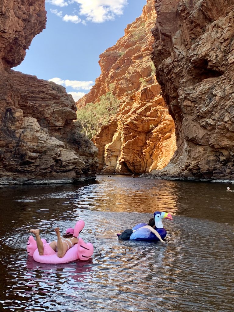 Cooling down in the permanent waterhole